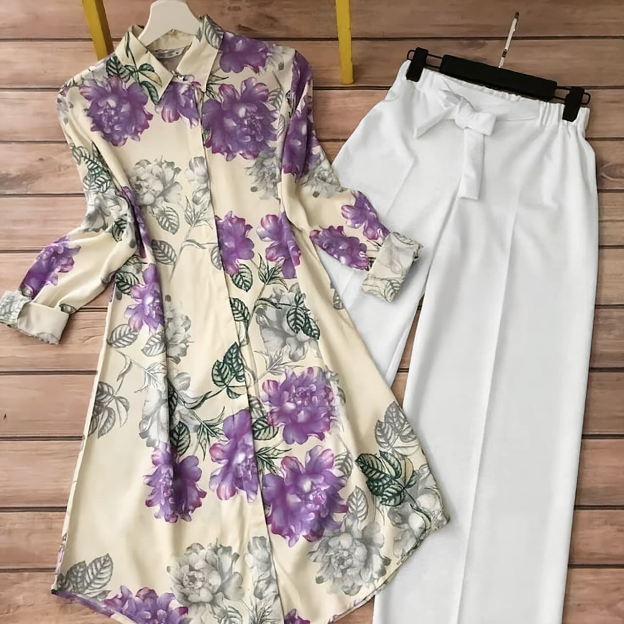 Floral Breeze Kurti & Palazzo Set