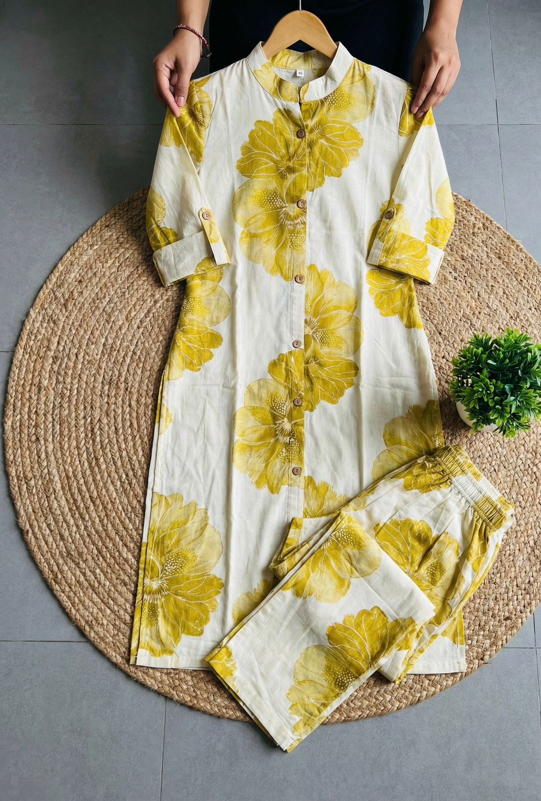 Pure Cotton Floral Co-Ord Set