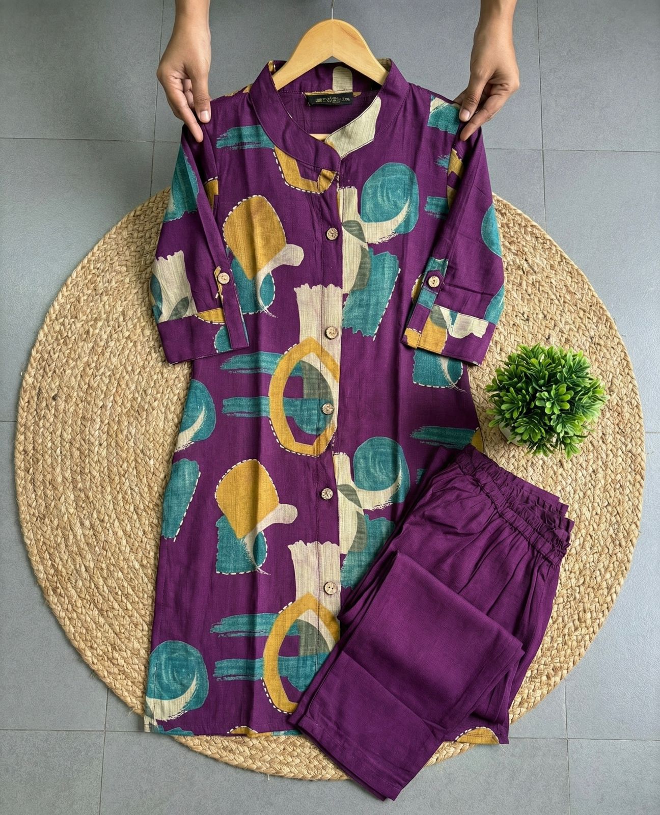 Pure Cotton Floral Co-Ord Set