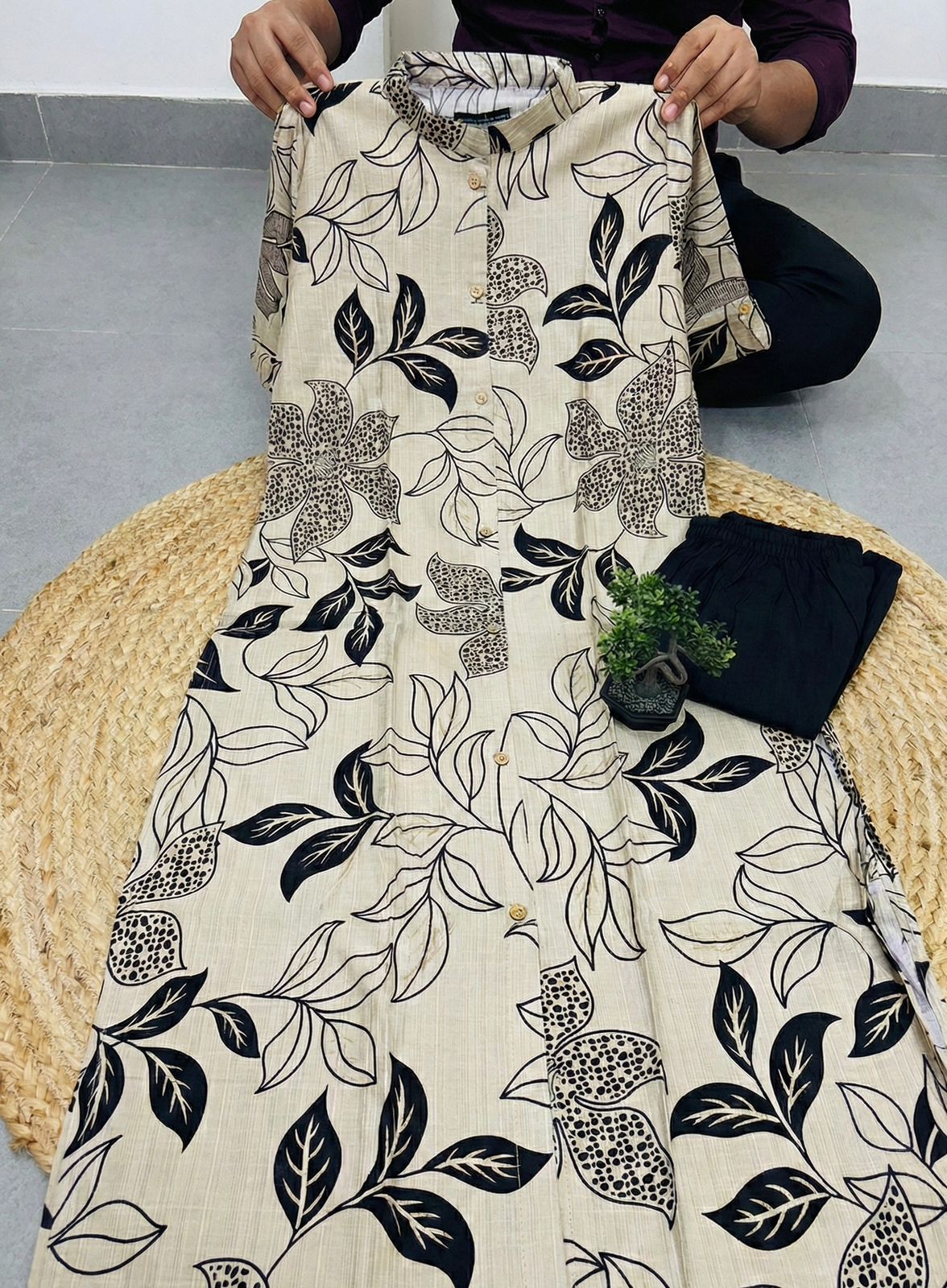 Pure Cotton Floral Co-Ord Set