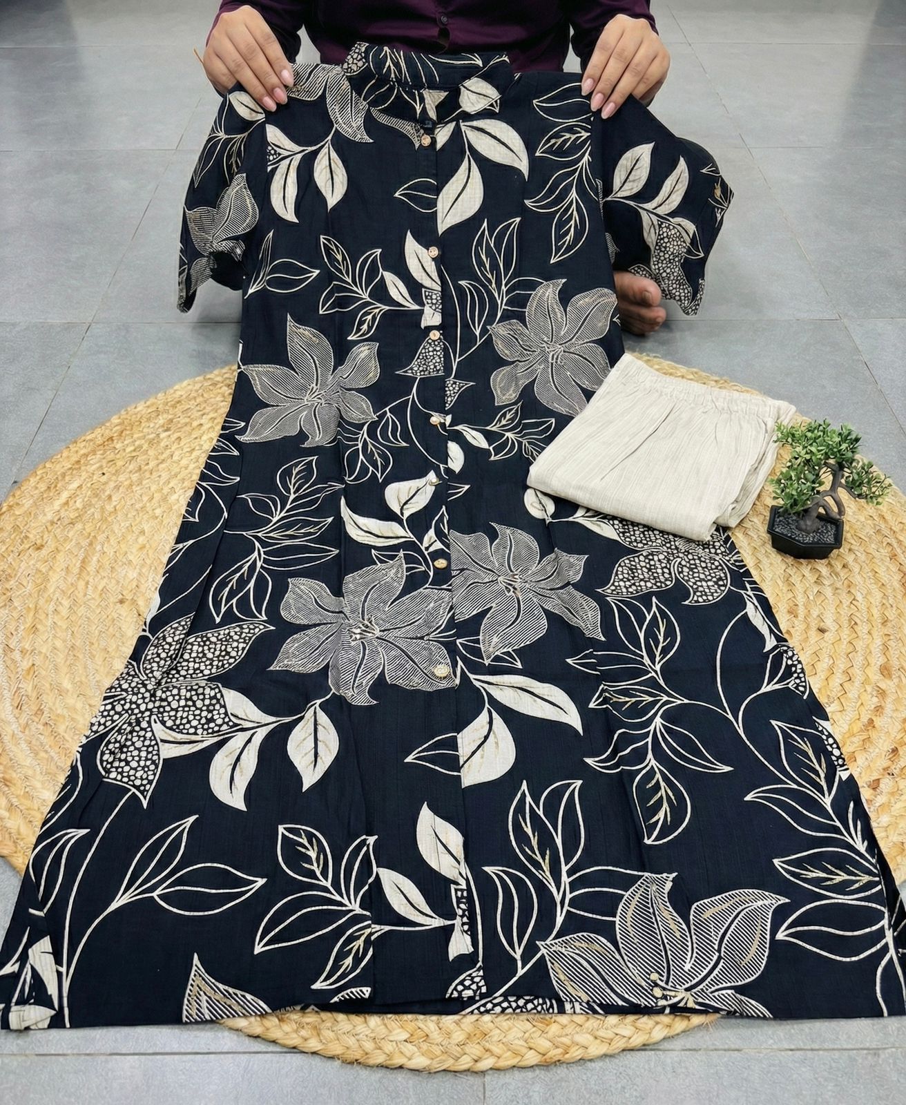 Pure Cotton Floral Co-Ord Set