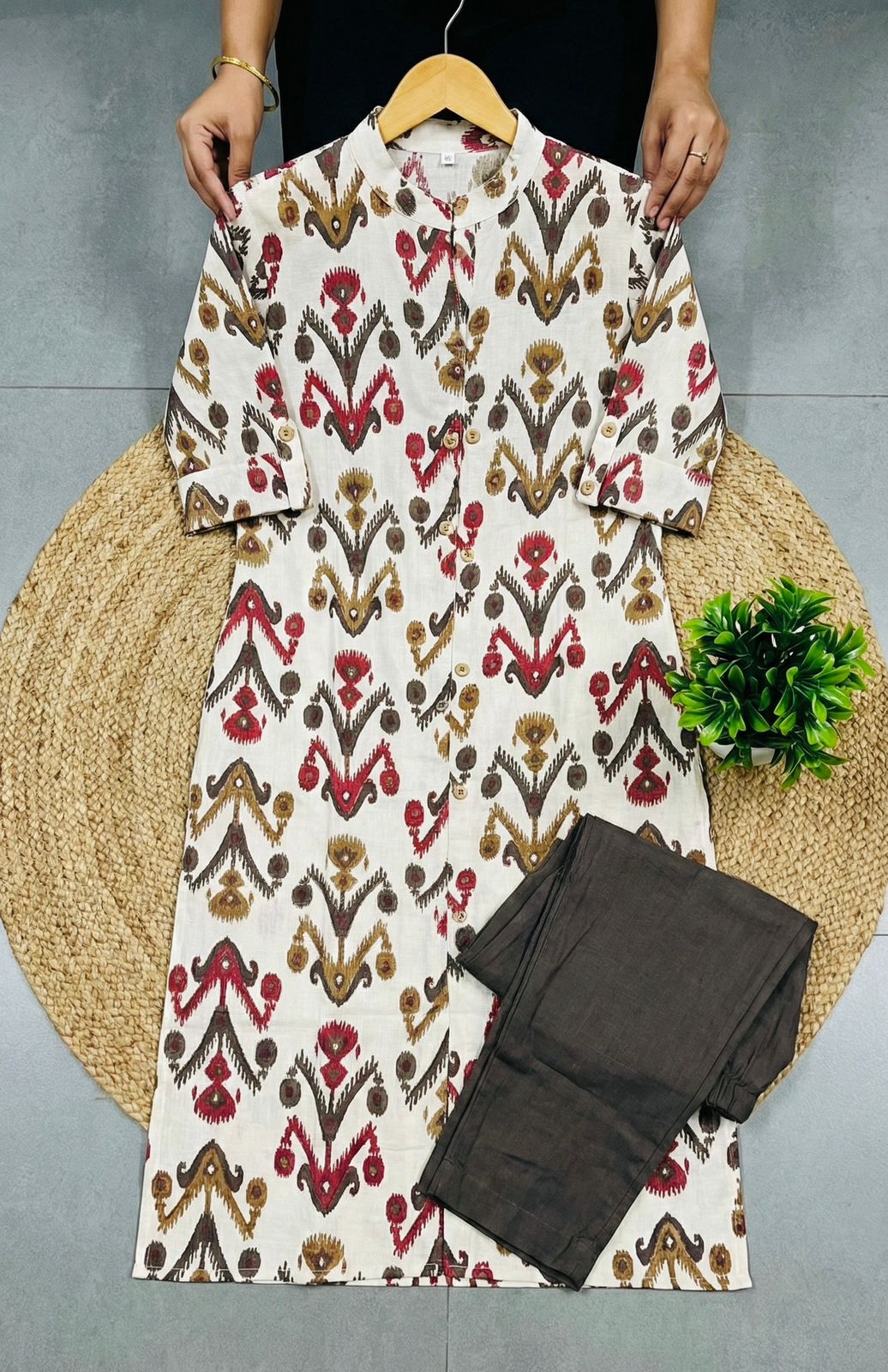 Pure Cotton Floral Co-Ord Set