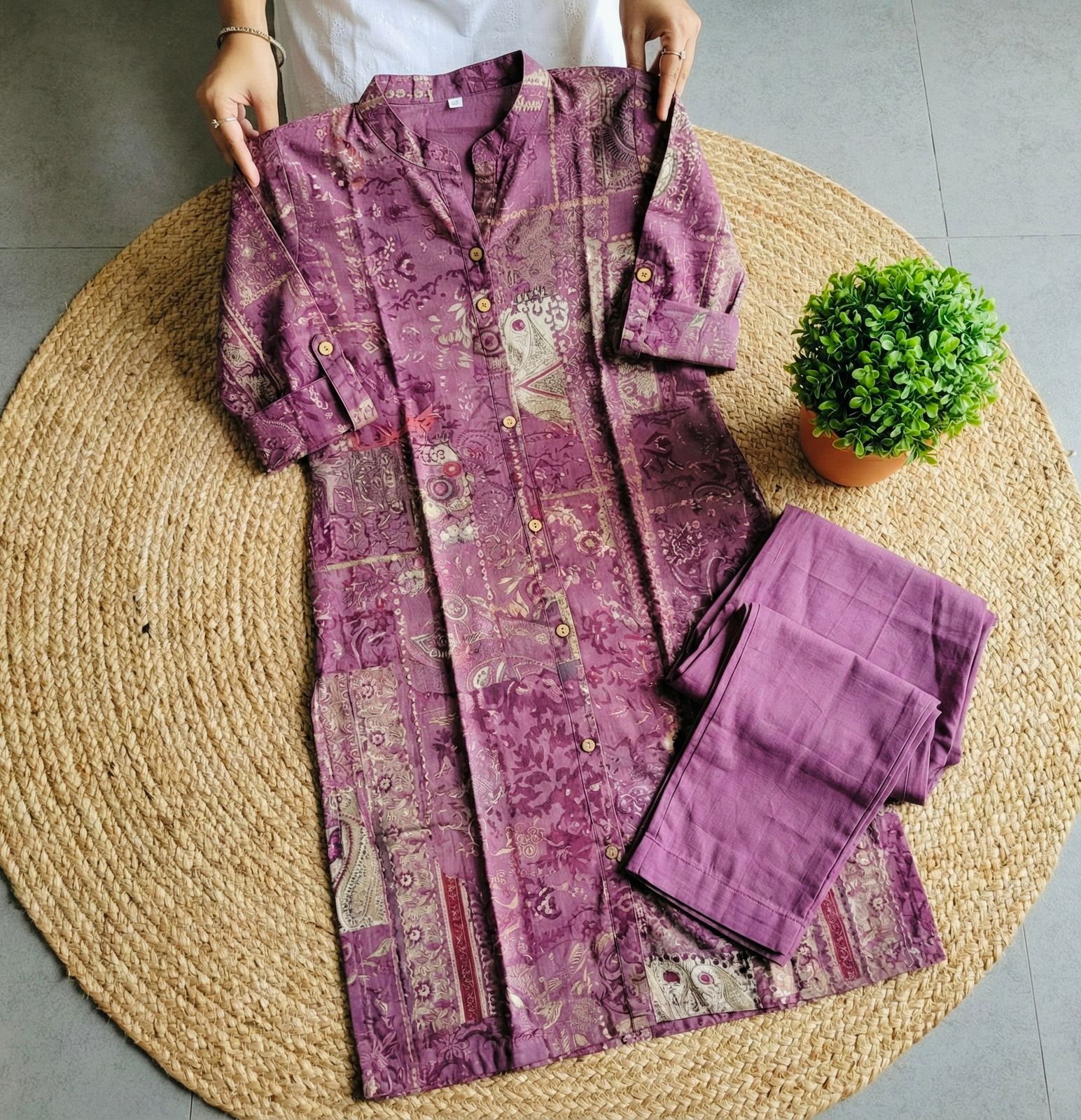 Pure Cotton Floral Co-Ord Set