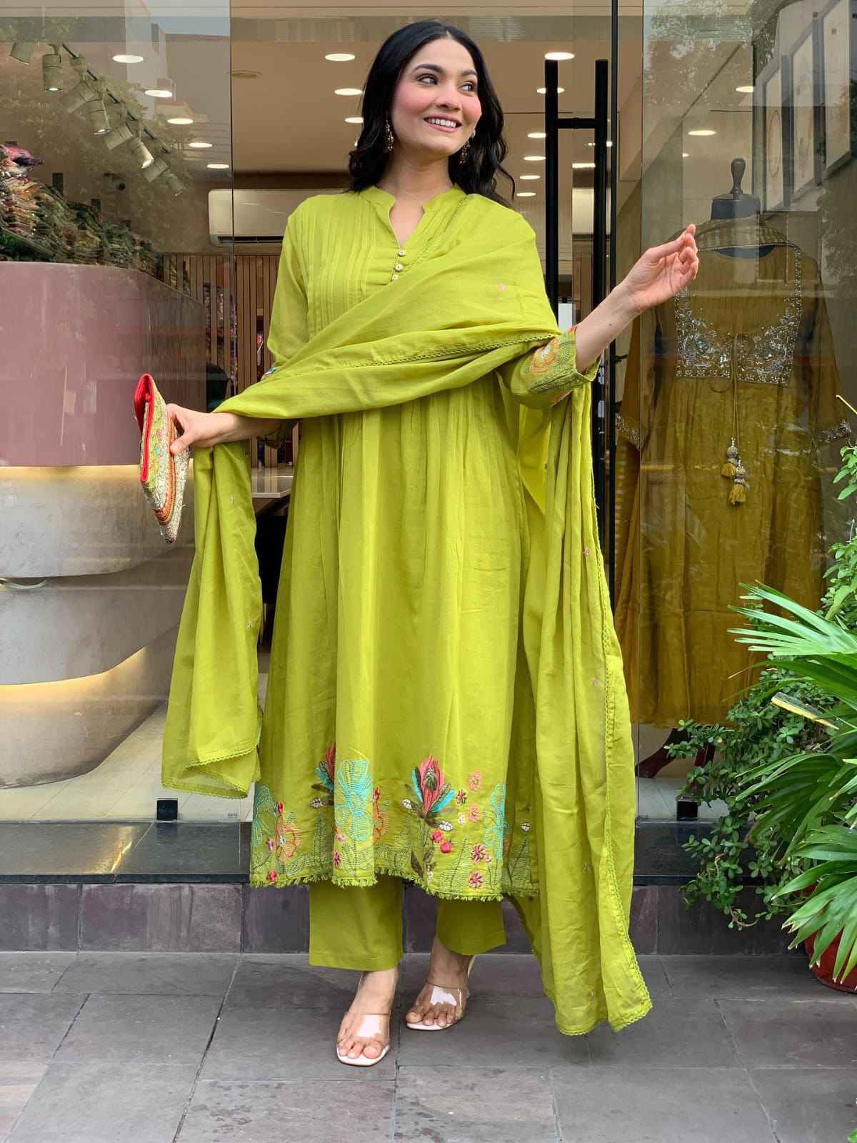 Noorika Chanderi Silk Festive Set