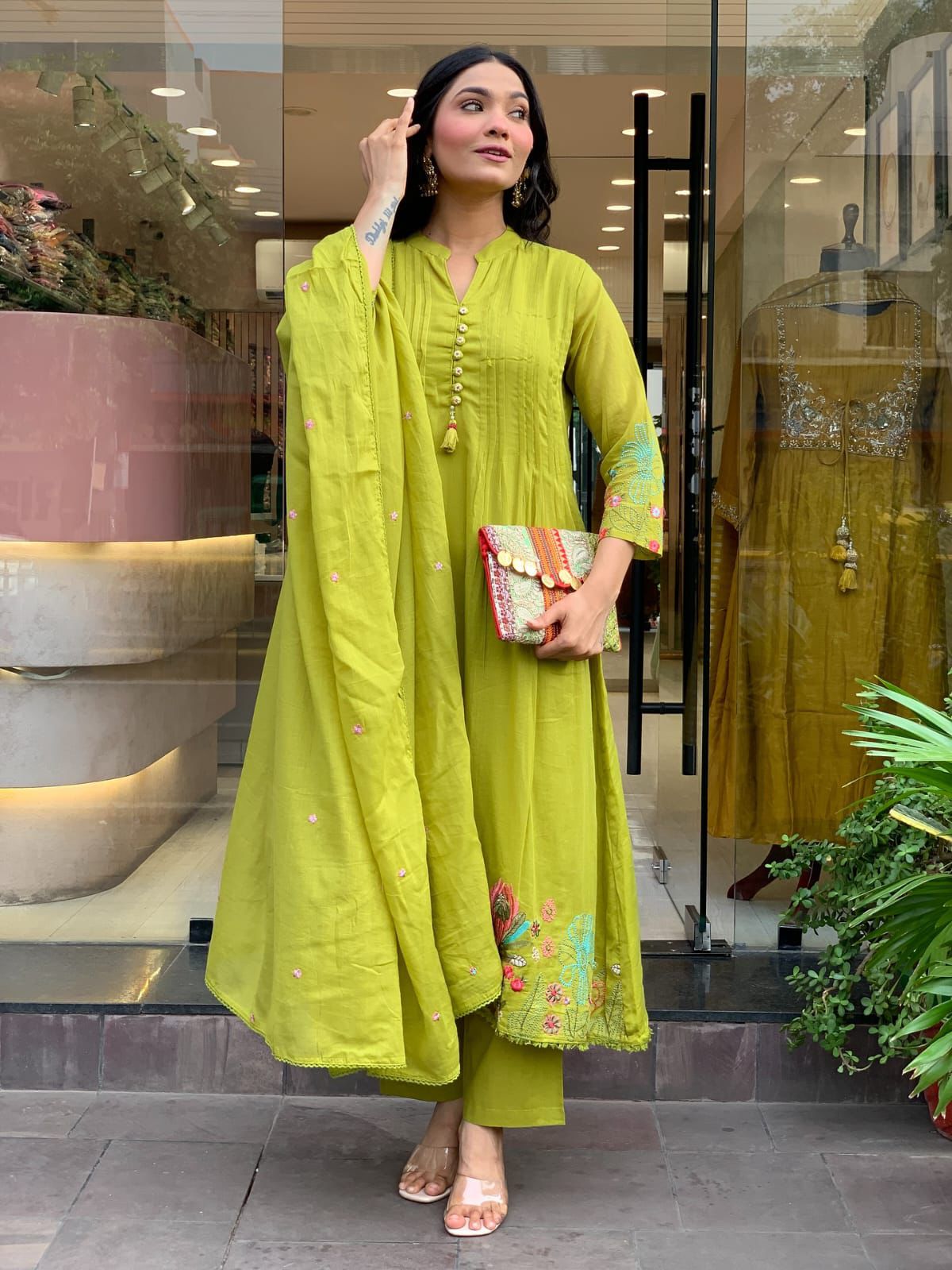 Noorika Chanderi Silk Festive Set