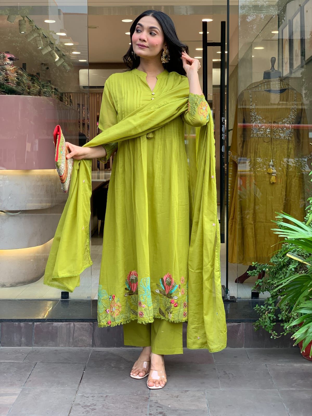 Noorika Chanderi Silk Festive Set