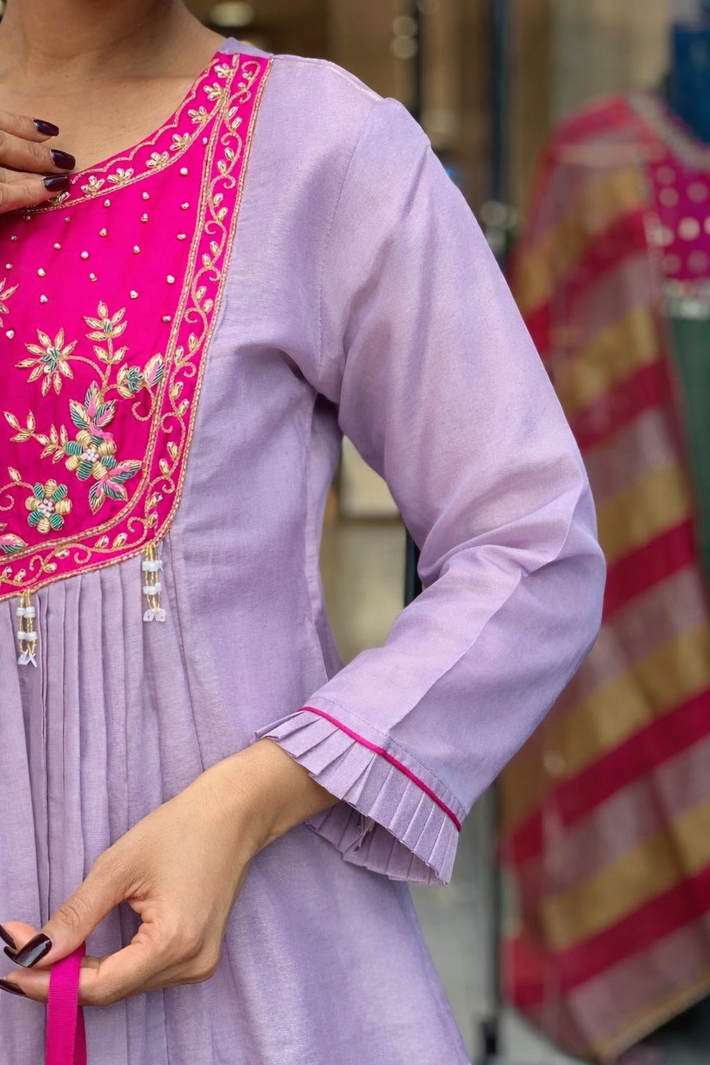 Gulnaar Bloom Sharara Set