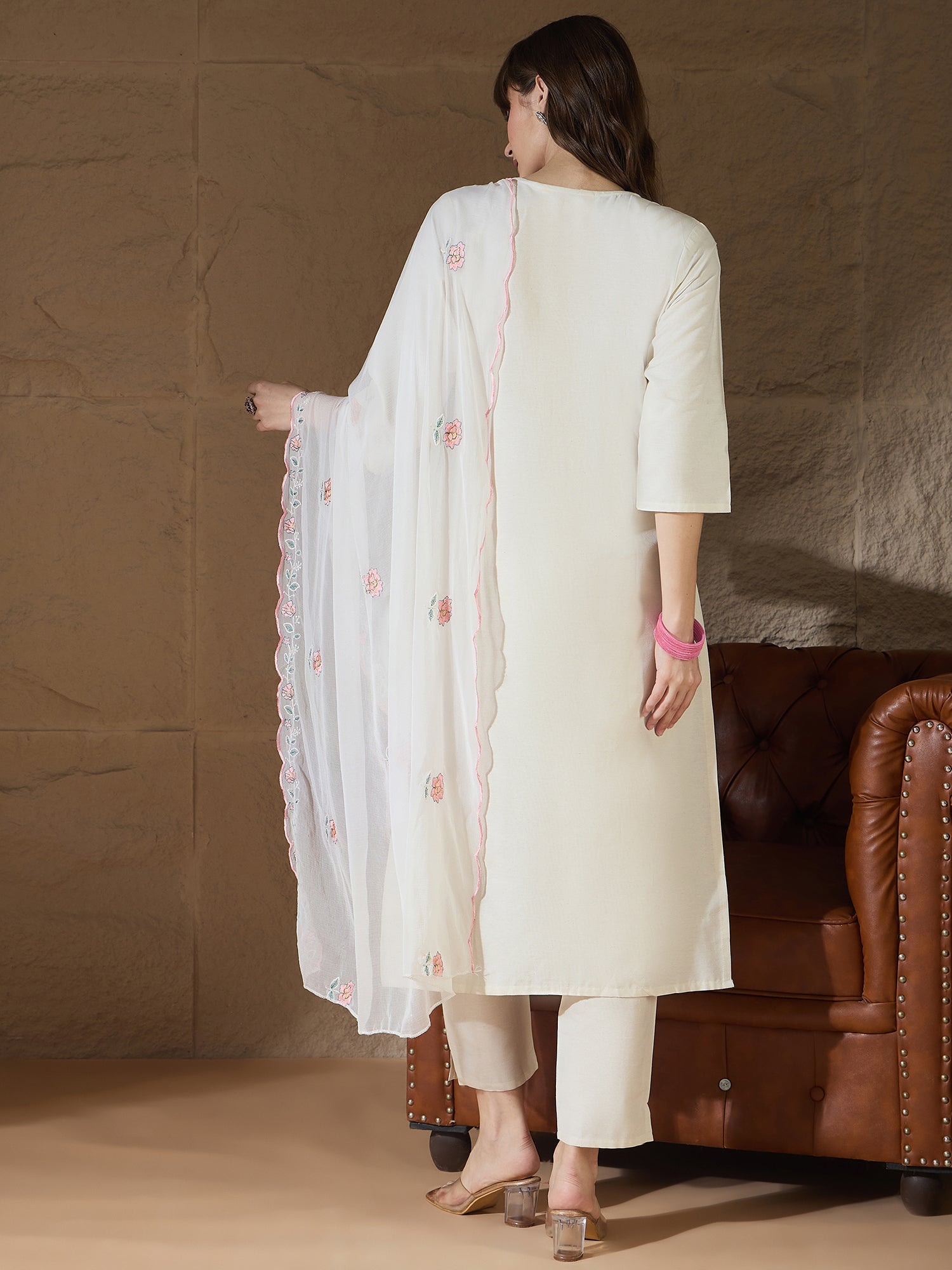 Radiant Threads Embroidered Ensemble