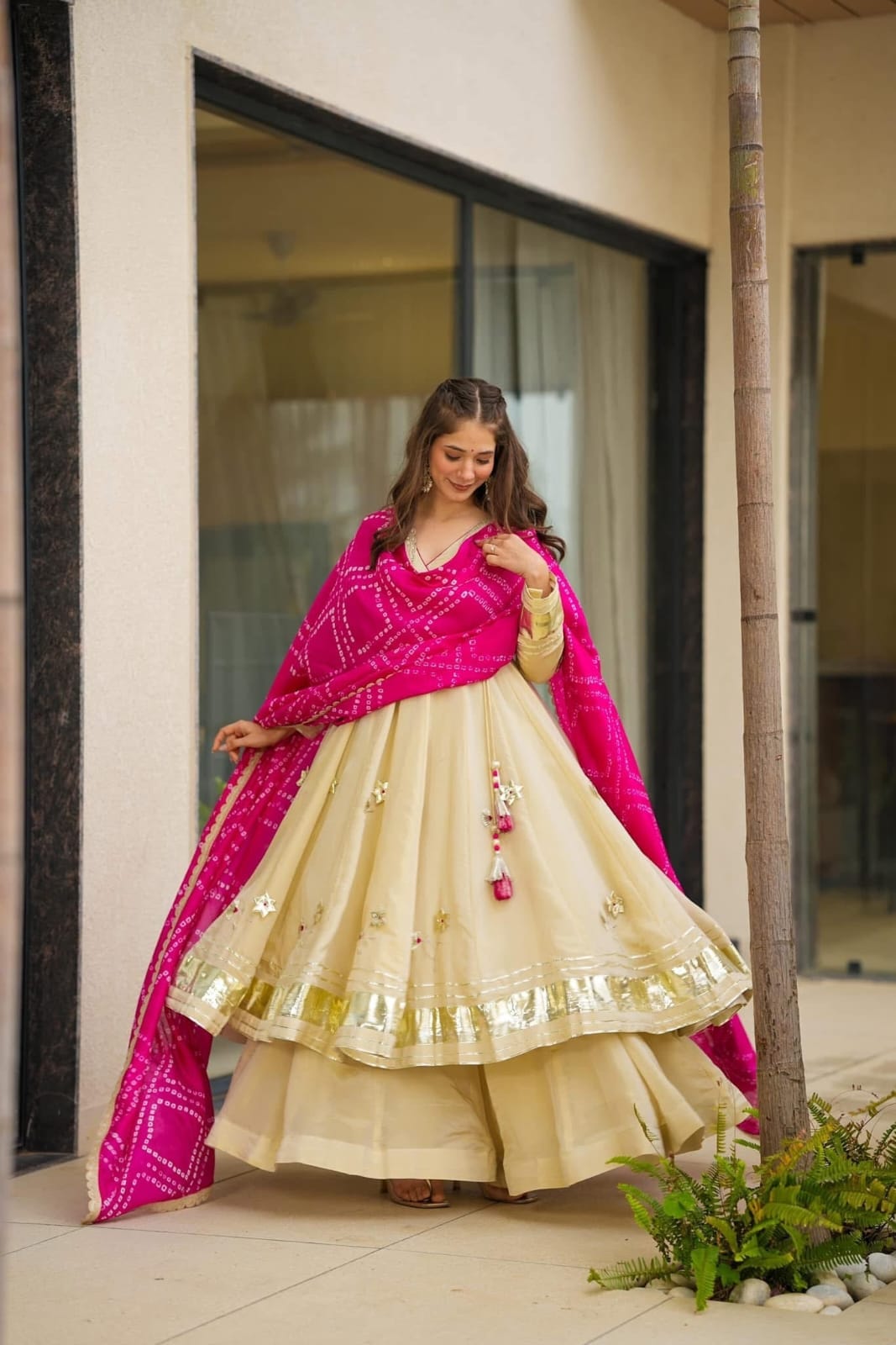 Bandhani Elegance Festive Wear