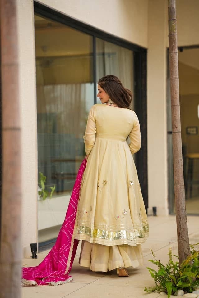 Handmade Anarkali Plazzo Set