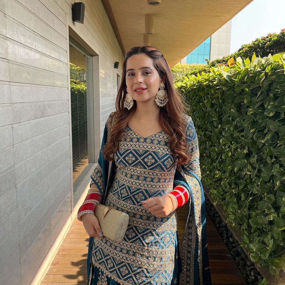 Midnight Royale Sequin Silk Lehenga Ensemble