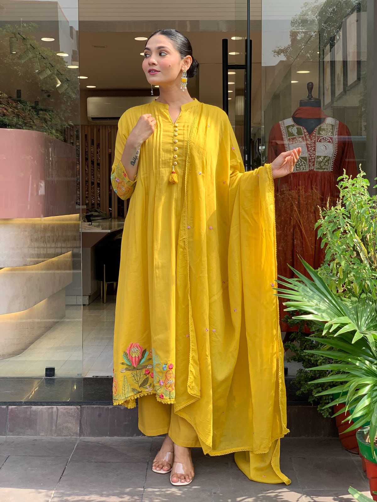 Noorika Chanderi Silk Festive Set