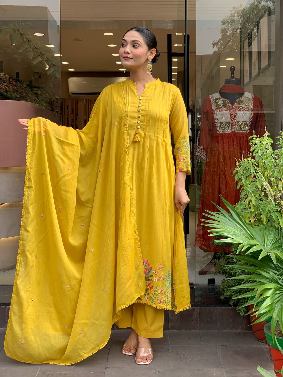 Noorika Chanderi Silk Festive Set